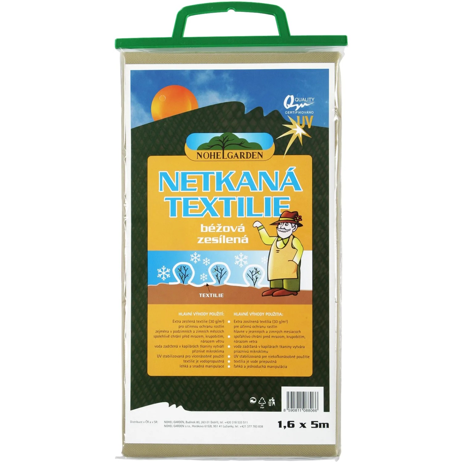 E-shop NOHEL GARDEN Textília zimná béžová 1,6 x 5 m