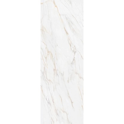 Decoflooring SPC stenový panel, 260x90 cm, vzhľad mramor bielo-zlatý, na obklady stien.