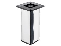 Hettich Stolová noha 50 x 50 x 150 mm chrómovaná