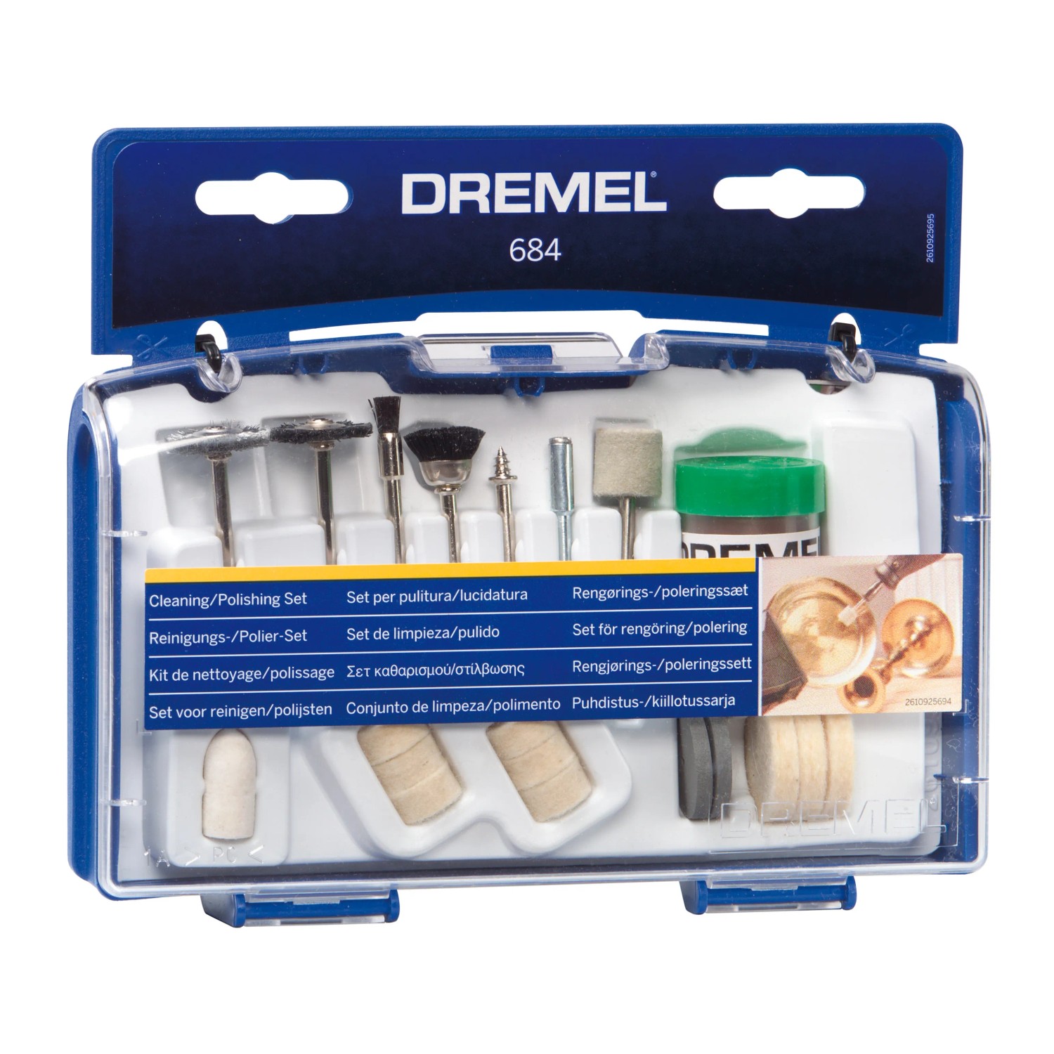 E-shop Dremel Súprava príslušenstva na čistenie/leštenie 684