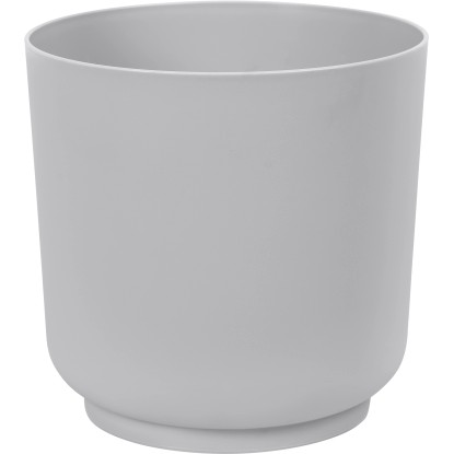 Kvetináč Satina priemer 25 cm x 25,5 cm svetlosivý