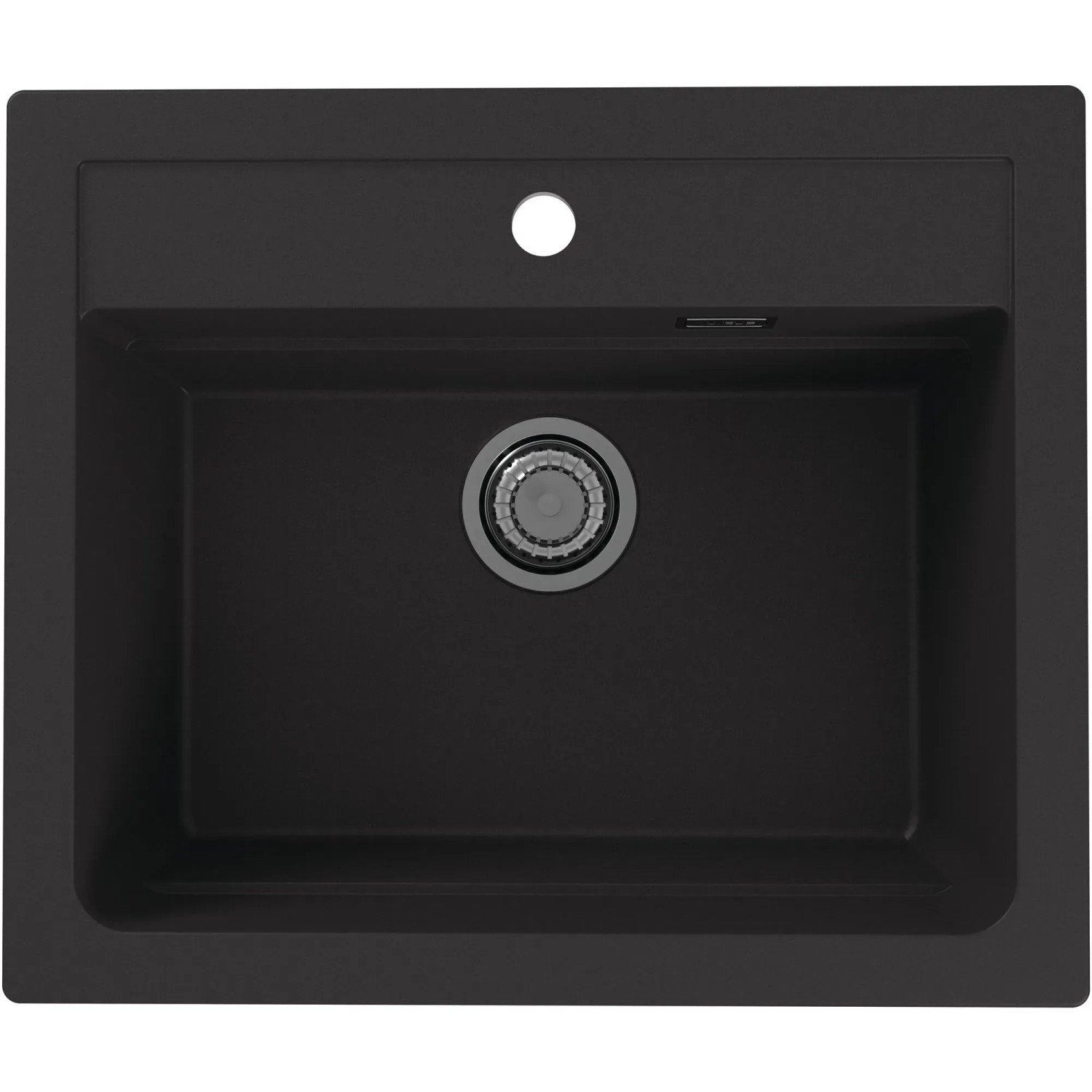 E-shop Alveus Granitový drez Atrox 30, čierna, 59 x 50 cm