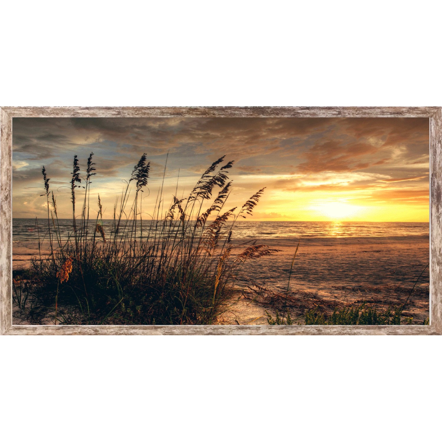 E-shop Bondecor Zarámovaný obraz Sun 50 x 100 cm