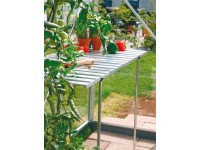 Hliníkový stôl 120 cm x 56 cm povrchovo neupravený hliník odklápací