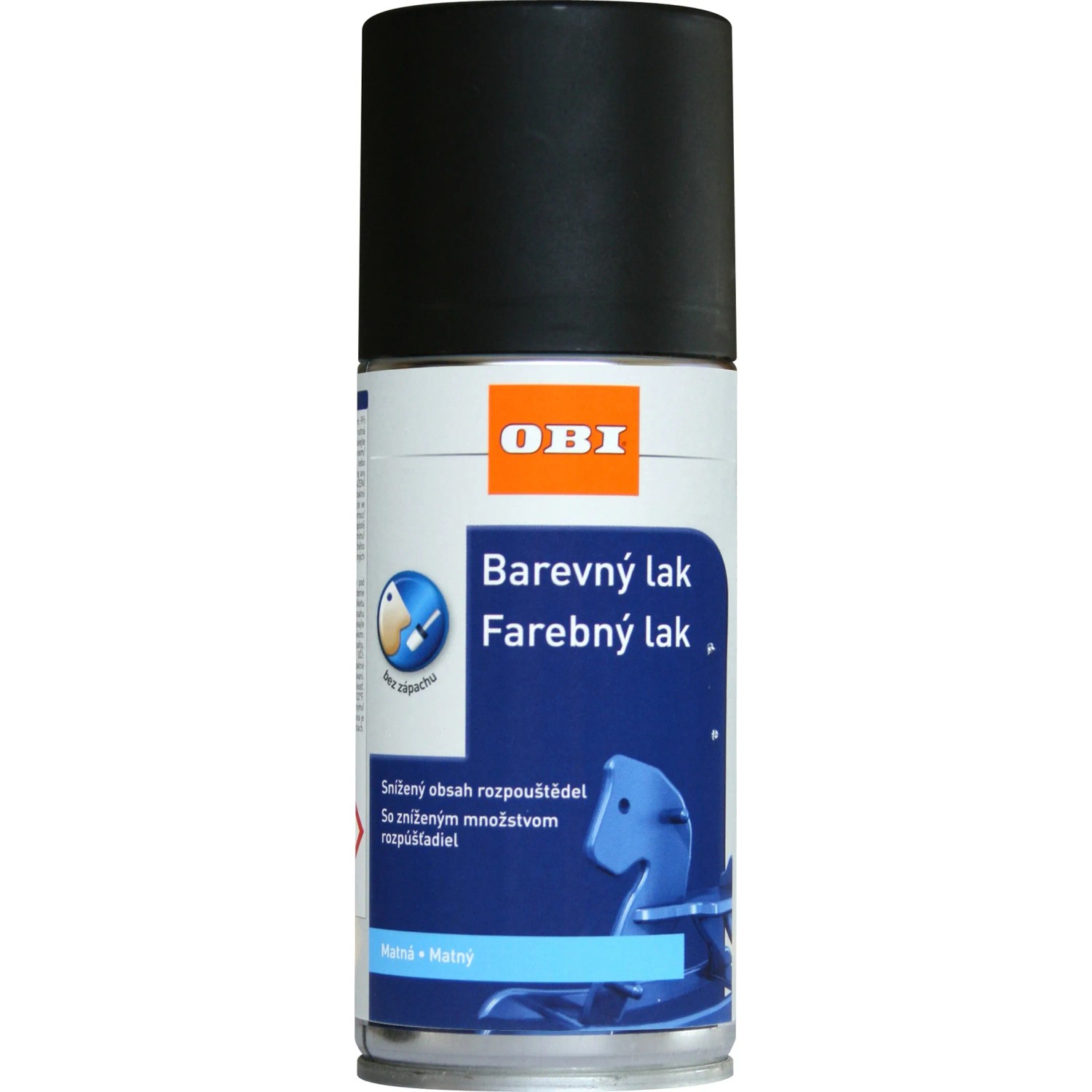 E-shop OBI Lak v spreji matný RAL 9005 čierna 150 ml
