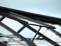 Vitavia Hliníkové strešné okno V/U/M/M/P/C/A bez skla čierne 61,6 cm x 57,3 cm