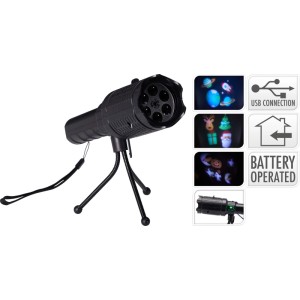 Koopman Interiérový LED projektor vianočných motívov, USB, 16 x 22 cm
