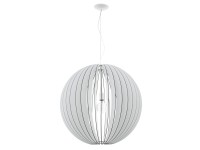 Závesné svietidlo Cossano biele priemer 70