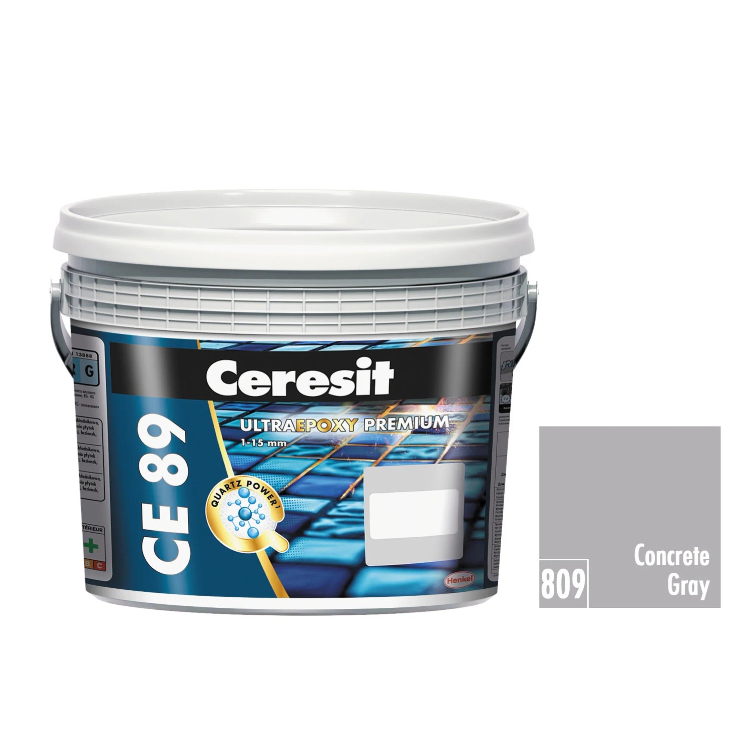 E-shop Ceresit Epoxidová škárovacia hmota CE 89 Concrete Gray, 2,5 kg
