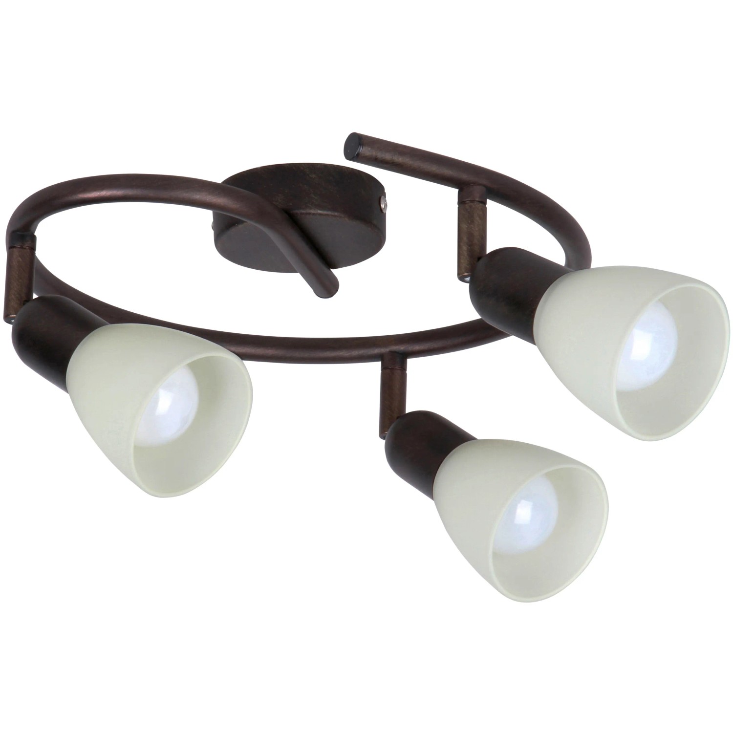 E-shop Rabalux 3bod. stropné svietidlo SOMA antická hnedá max. 3x40W E14 pr. 80x600 mm