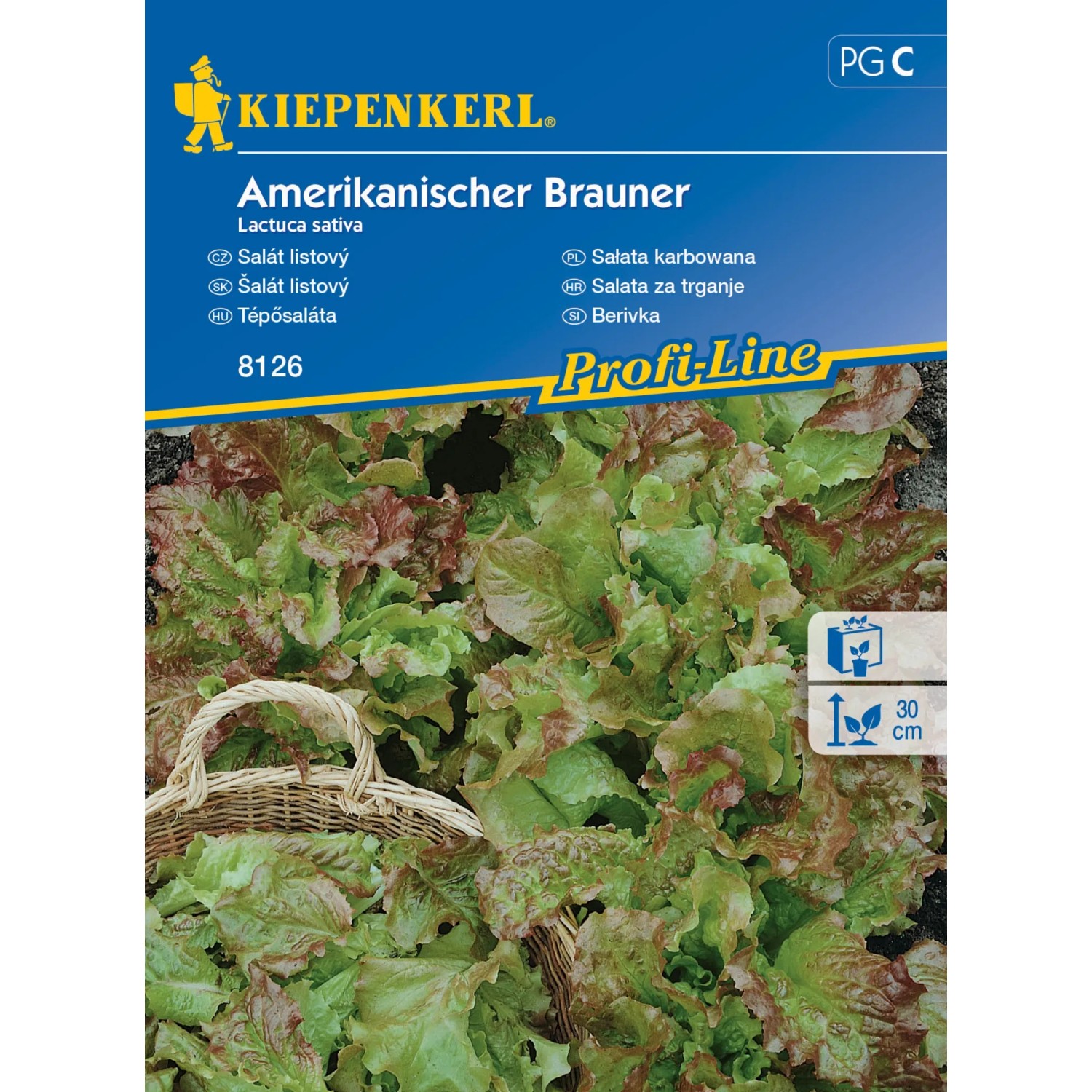 E-shop Kiepenkerl Semienka Šalát listový Amerikanischer Brauner