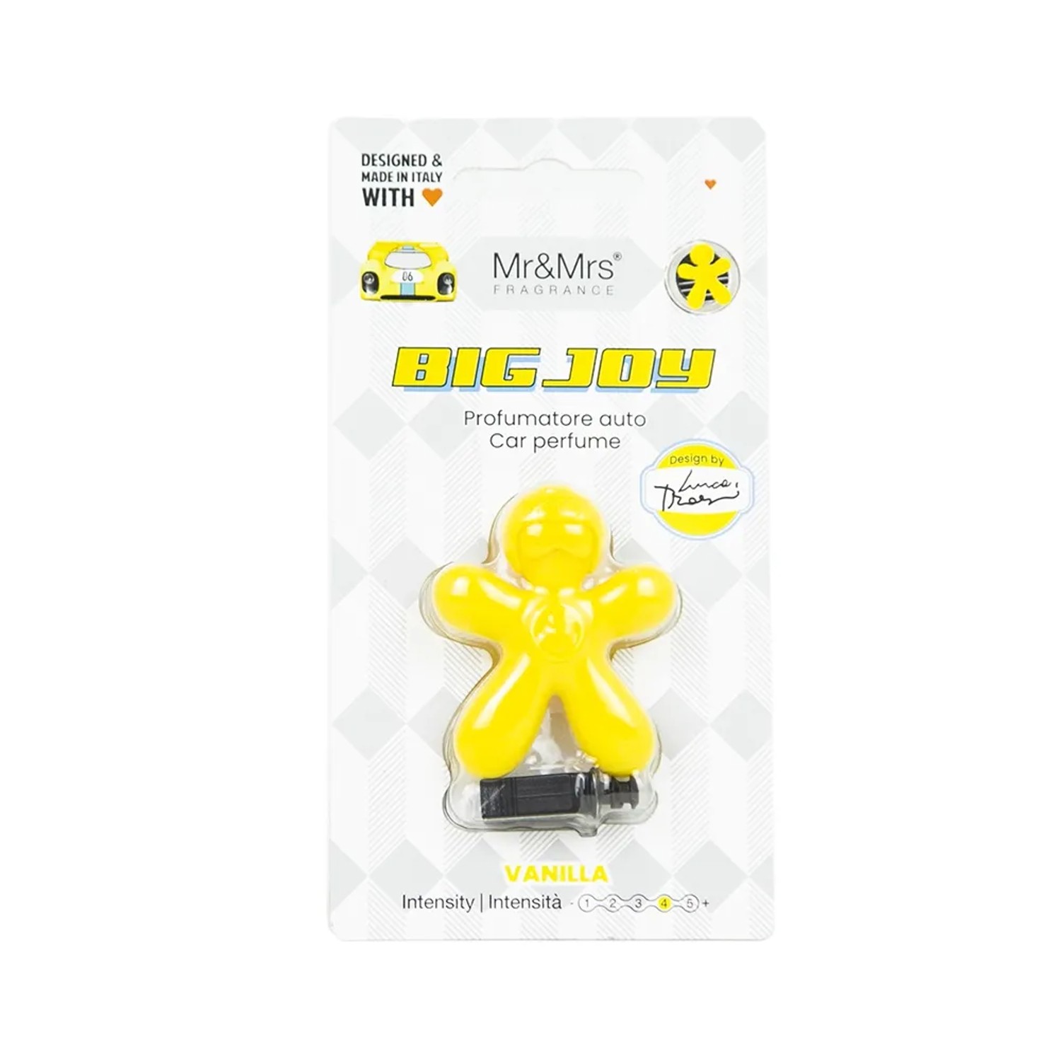 E-shop Mr. & Mrs. Osviežovač vzduchu do auta Big Joy Yellow Vanilla