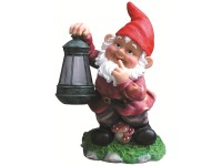 LED Solárna lampa trpaslík a lampáš