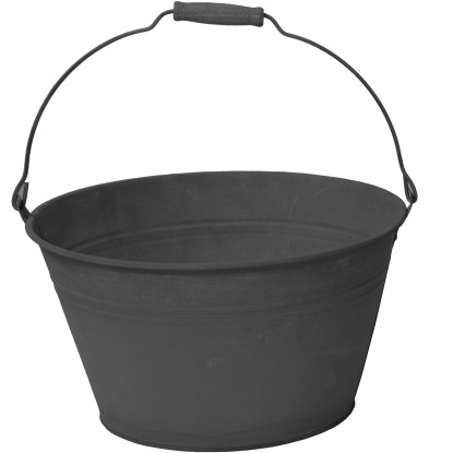 Mega Collections Zinkové vedro Vintage Black pr. 32 x 18 cm