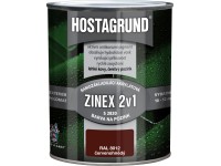 Hostagrund Farba na pozink 2v1 Zinex S2820 RAL 8012 červenohnedá 600 ml