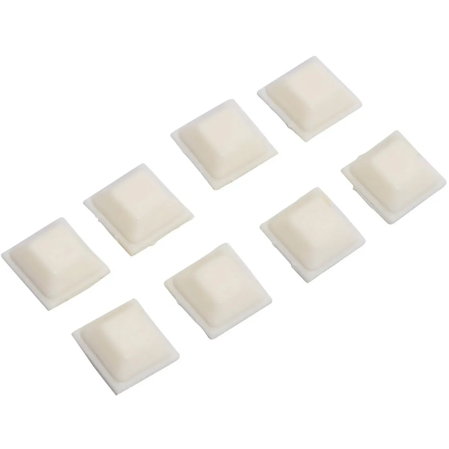 E-shop OBI Univerzálny tlmič samolepiaci 15 mm x 15 mm biely 8 ks