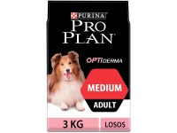 Purina Pro Plan Granule pre psov Adult Medium Optiderma losos 3 kg
