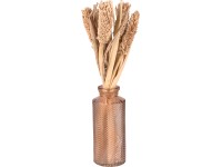 Sušené kvety vo váze Desert Flower 30 cm svetlohnedé