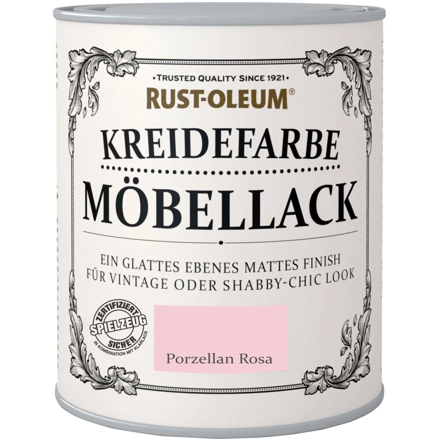 E-shop Rust-Oleum Kriedová farba na nábytok, čínska ruža matná, 125 ml