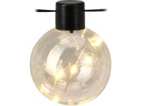 Koopman LED vonkajšia party svetelná reťaz 10 LED po 50 cm, 7,5 m