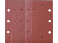 LUX-TOOLS Brúsne pásy perforované Classic, K180, 93 x 190 mm, 5 ks