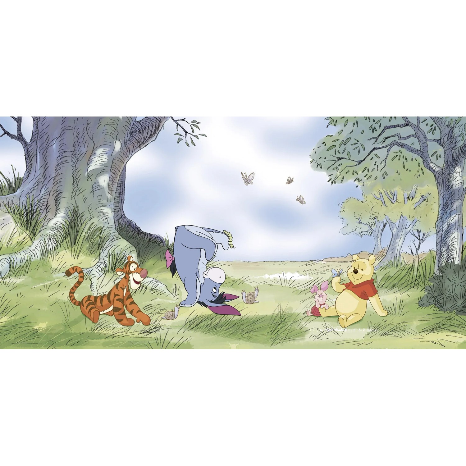 E-shop Komar Vliesová fototapeta Disney Winnie Pooh Friendly Day 500 x 250 cm