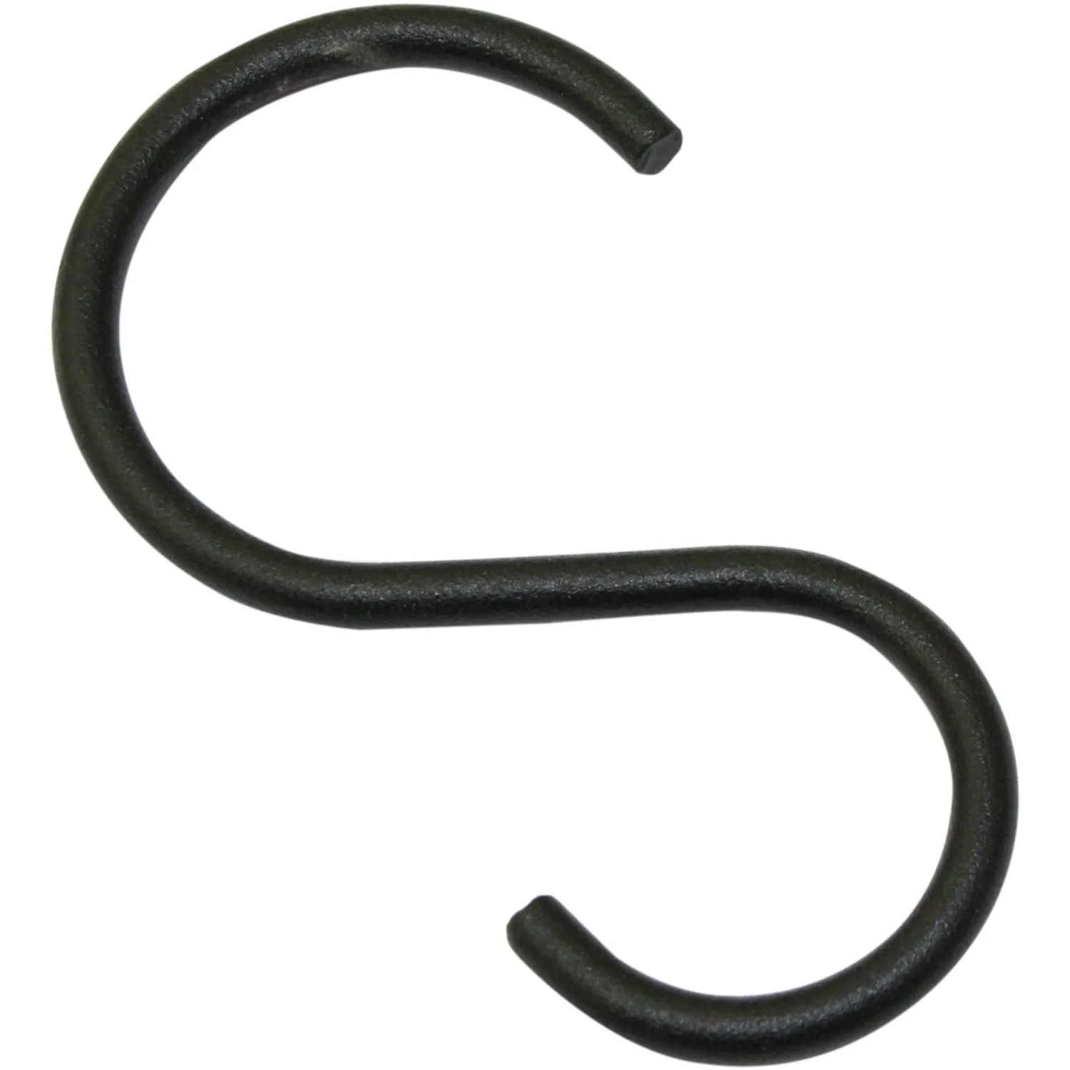 E-shop Gardinia S-háčik Industrial Home, čierny, 10 ks, pr. 2,5 cm