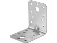 Spojovací uholník s výstužným rebrom antikorová oceľ 70 mm x 70 mm x 55 mm