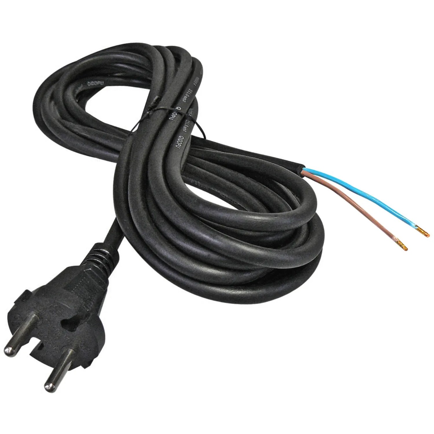 E-shop EMOS Flexo šnúra gumová čierna 2 x 1 mm, 3 m