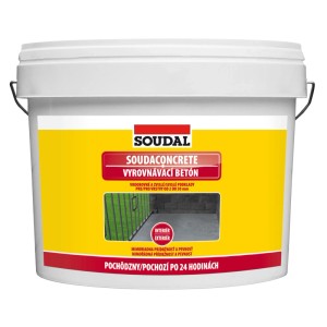 Vedro Soudal Soudaconcrete vyrovnávací betón pre vodorovné a zvislé povrchy.