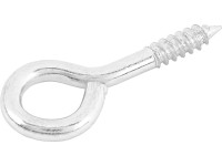 Oko so skrutkou pozinkované matné 3,8 x 25 mm, 8 ks