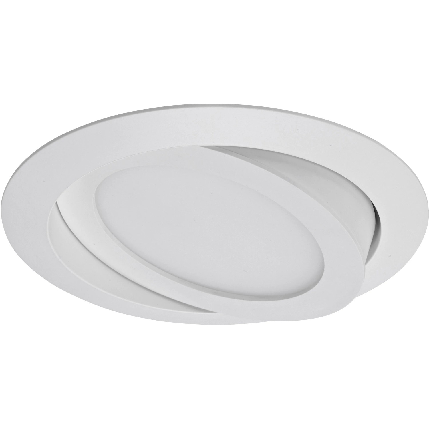 E-shop Briloner Vstavané LED svietidlo 3-dielna súprava biele otočné V: 3,4 cm 14 cm