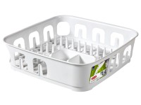 Curver Odkvapkávač na riad Essential, biela, 39 x 39 x 11 cm