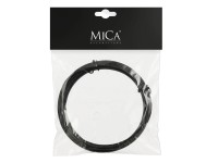 MICA Decorations Hliníkový drôt čierny 1200 cm