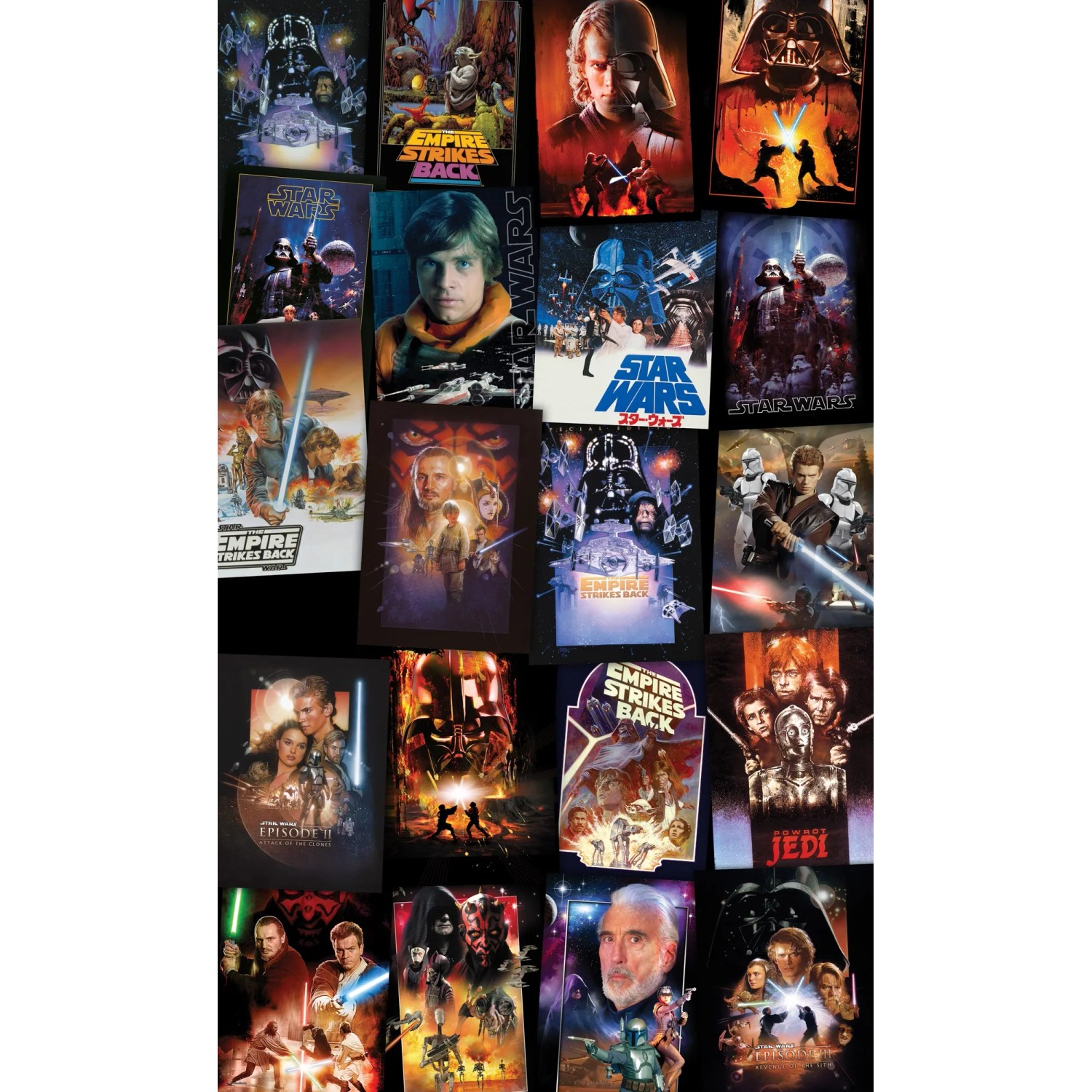 E-shop Komar Vliesová fototapeta Star Wars Posters Collage 120 x 200 cm