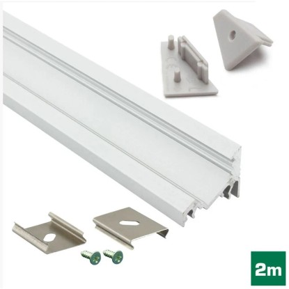 FK Technics Hliníkový profil FKU60 pre LED pásiky 200 x 20 x 16 cm