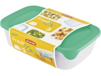 Curver Súprava dóz na potraviny Fresh&Go, rôzne farby, 2 l + 1 l + 0,5 l