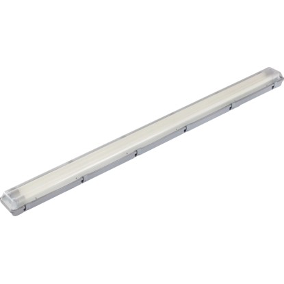 LED svietidlo do vlhk. priestorov 2x24W 5100lm 4000K IP65, plast, sivá, 156,5 cm