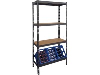 Vysokozáťažový regál na nápoje MULTI USE HEAVY, antracit, 90 x 40 x 180 cm