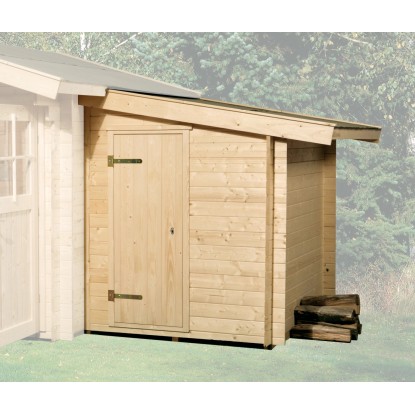Weka Prístavbová kôlňa pre záhradný domček veľkosť 1, 150 x 200 cm