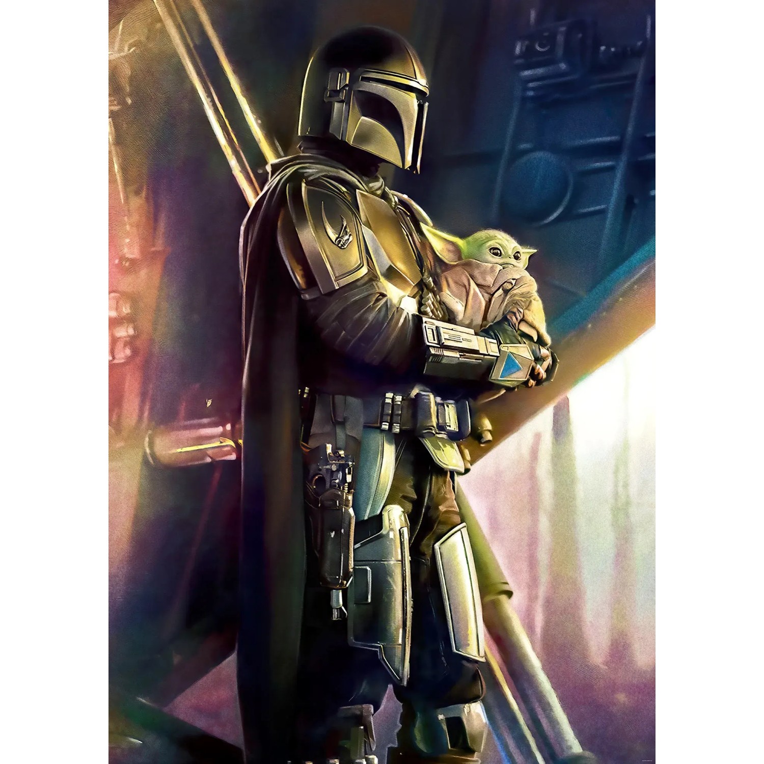 E-shop Komar Vliesová fototapeta Mandalorian Savior 200 x 280 cm