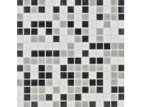 Euro Stone Sklenená mozaika Black Grey White 32,6 x 32,6 cm Euro Stone Sklenená mozaika Black Grey White 32,6 x 32,6 cm