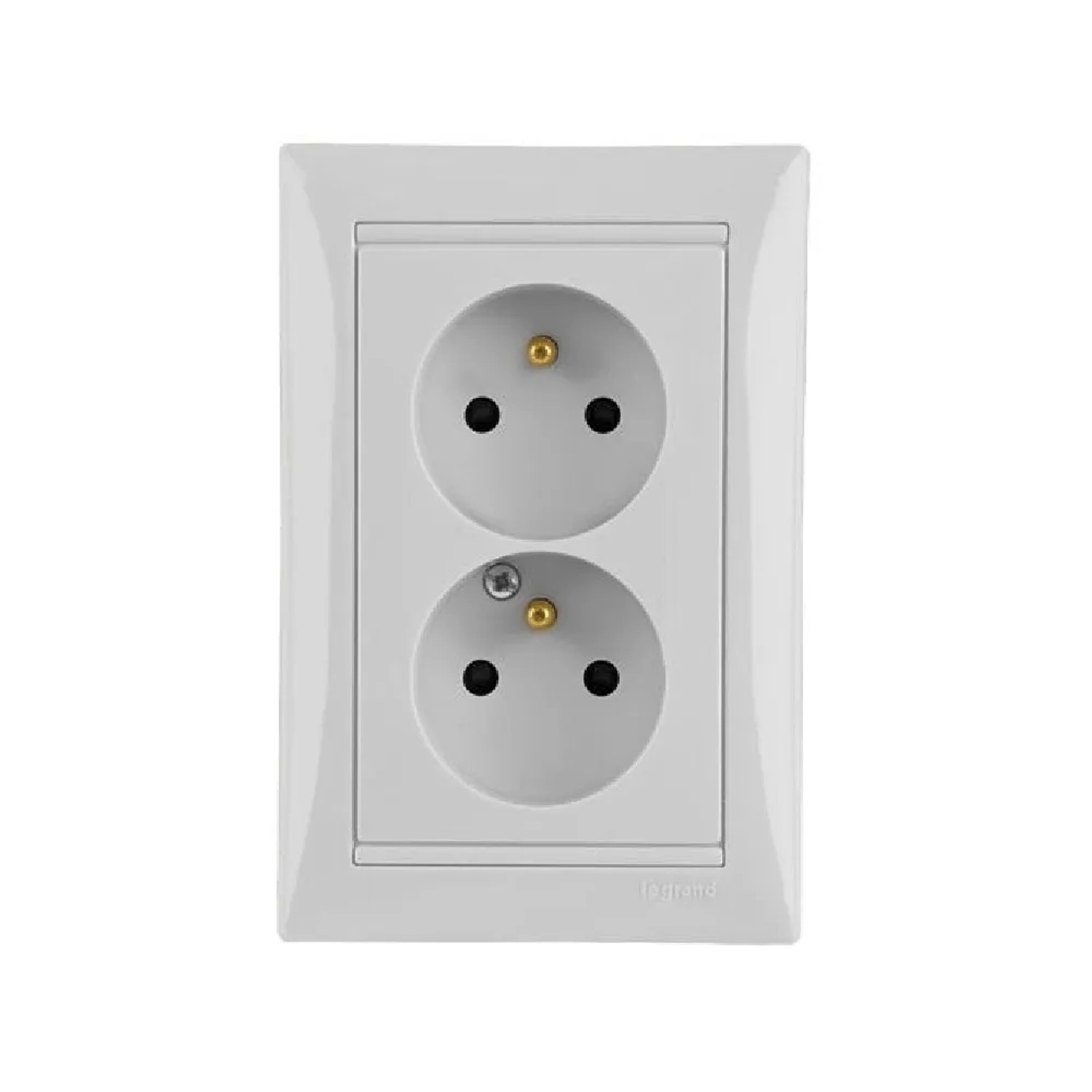 E-shop Legrand Dvojzásuvka Valena 2P + T, 16 A - 250 V, biela