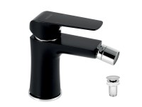 Novaservis Bidetová batéria Nobless Tina s výpusťou čierna-mat