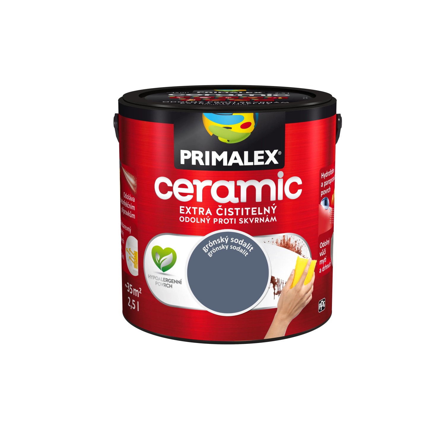 E-shop PRIMALEX Vnútorný maliarsky náter Ceramic Grónsky sodalít 2,5 l