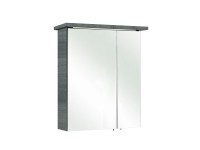 Pelipal Zrkadlová skrinka s LED osvetlením Quickset 328, grafit, 72 x 60 x 20 cm