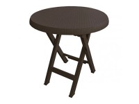 MEGA PLAST Skladací stolík TEO wenge pr. 70 x 70 cm