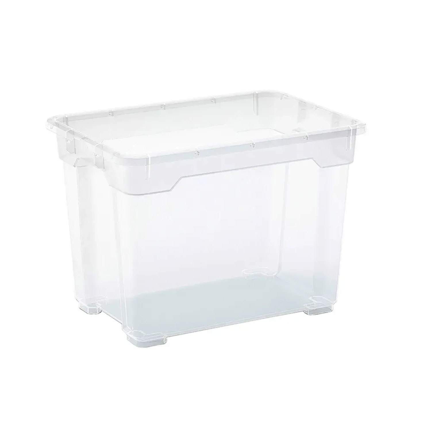E-shop OBI Univerzálny úložný box Santos S, transparentný, 26,5 x 25,5 x 37 cm