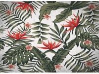 Crearreda Samolepiaca kuchynský panel 67279 červené kvety, 470 x 650 mm