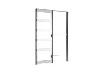 Jednokrídlové stavebné puzdro Ermetika EvoKit 1970 x 700/100/125 mm, sadrokartón